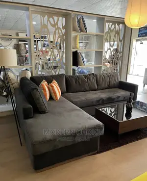 6 Seater L-Shaped Sofa Up for Grab