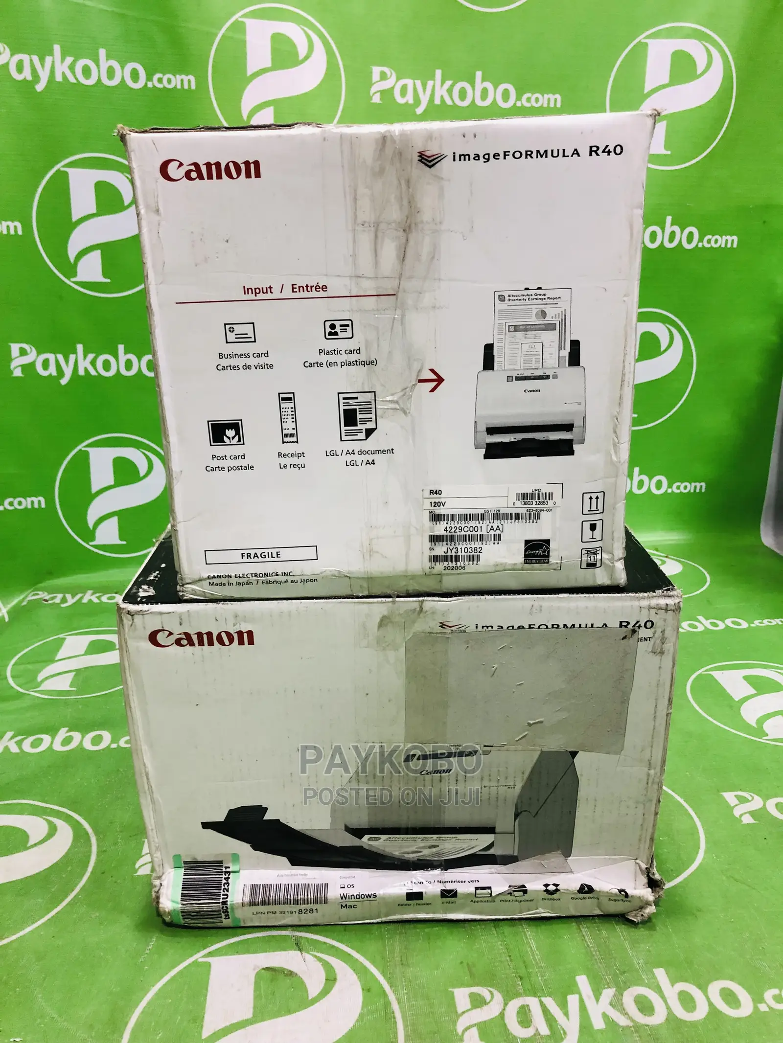 Canon Imageformula R40 Document Scanner