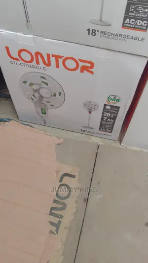 Lontor 16 Inch Rechargeable Standing Fan
