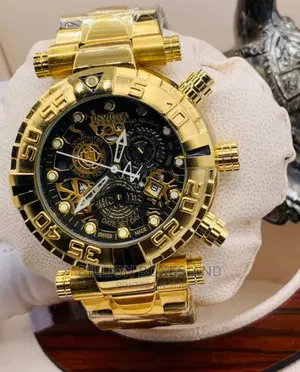 Original Invicta Gold Chain Watch in a Box