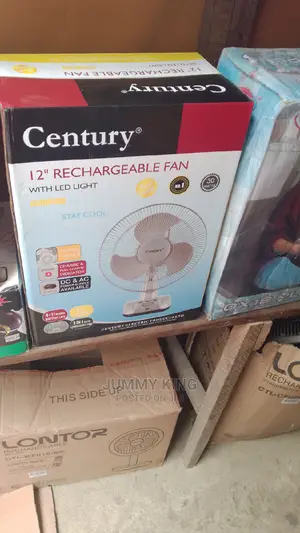 Century 12 Inches Rechargeable Table Fan