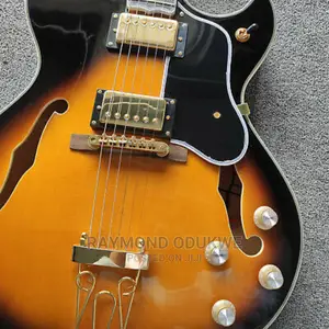 Semi Hollow Body Electric Acoustic Guitar