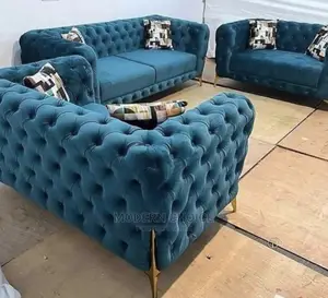 Set of Modern Chesterfield Sofa