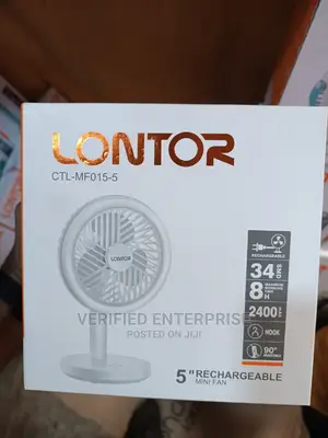 Lontor Mini Rechargeable Fan