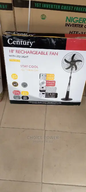 Century Rechargeable Fan 18inches