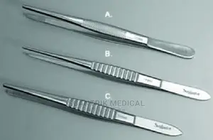 Dissecting Forceps Toothed 15.5cm, Straight, 1×2 Teeth