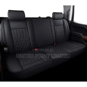 Leather Car Seat Covers Front + Leather Steering Wheel Cover