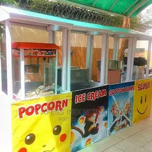 Ice Cream, Cotton Candy, Slush, And Popcorn Machine