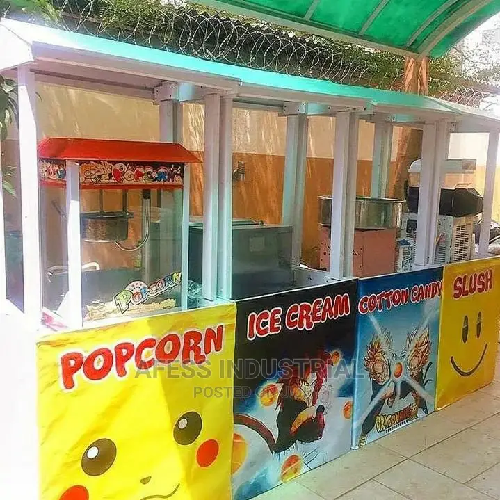 Ice Cream, Cotton Candy, Slush, And Popcorn Machine