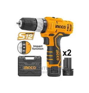 Ingco 12V Lithium-Ion Cordless Drill + Free Srew Bit