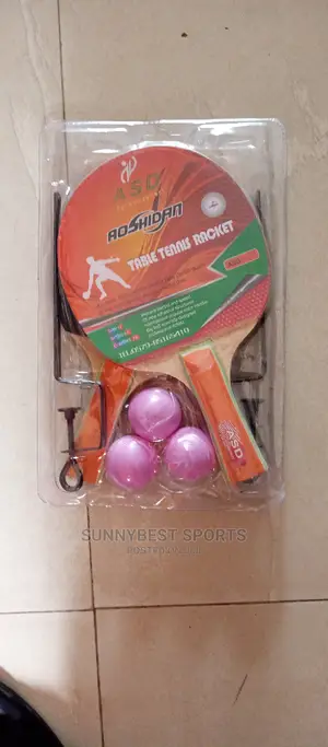 Table Tennis Bat With Post and Net
