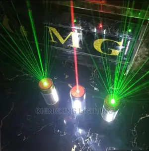Champagne Led Strobe Light With Laser Light