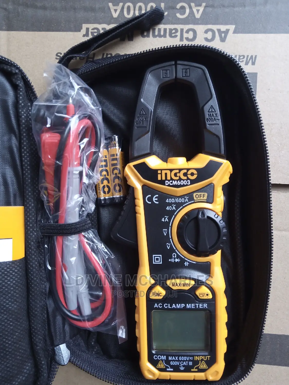 Ingco Clamp Meter Voltage: 600 Volts