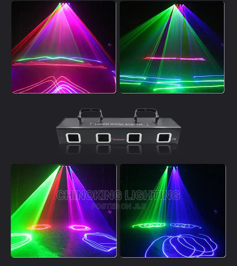 4 Head Lens Disco Laser System