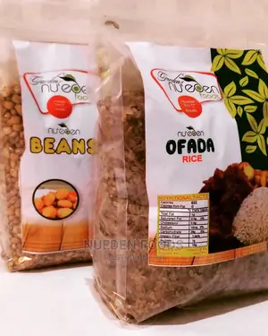 Rice (Ofada) and Beans (Honey Beans) 4kg (2kg Each)