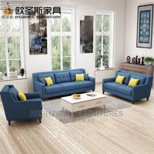 Executive Blue Sofa