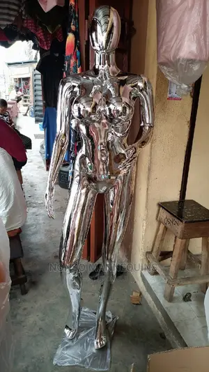 Size 12 Body Silver Chrome Female Display Mannequin