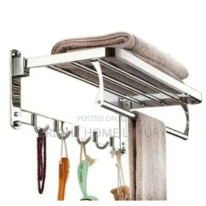 Multi Functional Towel Rail With Hooks