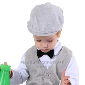 Baby Boys Hat Toddler Herringbone Flat Cap Kids