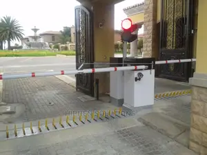Road Barrier With Spikes