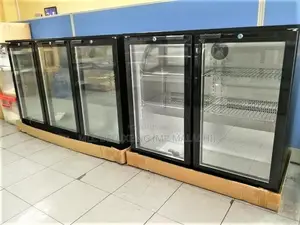 (1,2,3DOORS)Multi Purpose Black Under Bar Chiller/Bar Fridge
