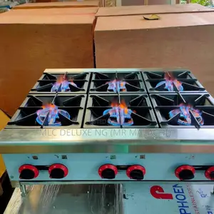 Table Top 6 Burners Industrial Gas Cookers/Fast Gas Cooker