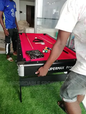 6ft Standard Foldable Snooker Table With Complete Accessorie