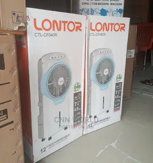 Lontor 12" Rechargeable Fan Mist Fan Water Fan (Ctl-cf04r