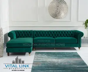 Well-Designed Green Sofa