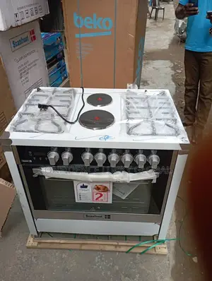 Quality Scanfrost 6 Burner Gas Electric Standing Cooker