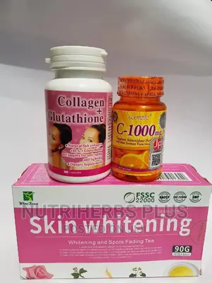 Whiten Your Skin Naturally (Collagen + Vitamin C + Tea)