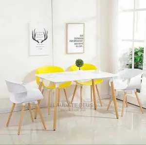 Eames Dining Table With 4 Seaters