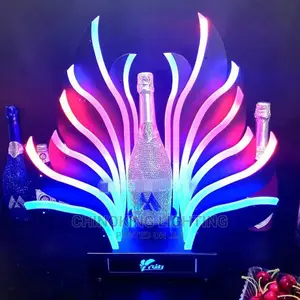 Led Champagne Carrier Peacock Tail