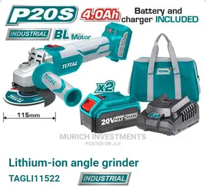 TOTAL Li-Ion Brushless Angle Grinder