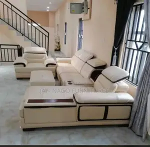 Turkish Soft Leather L Shaped Sofa Chair