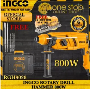 Ingco Rotary Hammer Drill 800w