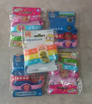 Pack of Character Silicon Bracelet
