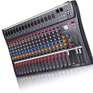 Professional 16 Channels Flat Mixer