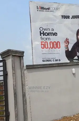 Affordable Land Facing the Main Road at Mowe