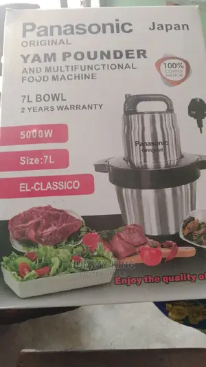 Panasonic Yam Pounder -7l Bowl-5000w