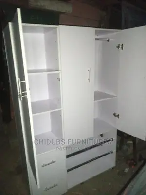 4ft by 6ft Wardrobe With MDF Wood