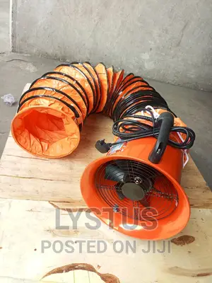 10" 200mm Portable Ventilation Fan With Flexible Duct