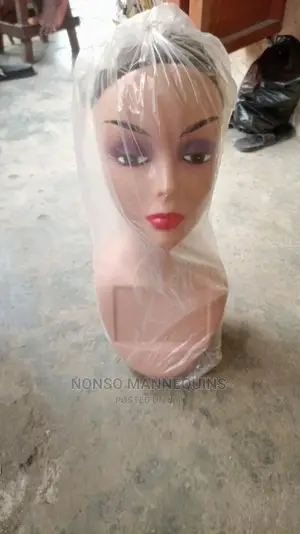 Plastic Long Neck Mannequin Heads