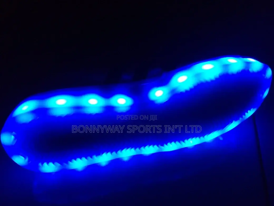 Night Jugging Adidas Sneakers With Caution Light