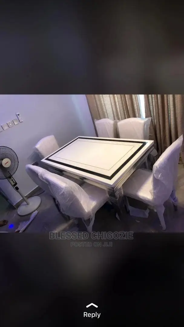 Versace Marble With Six Chairs