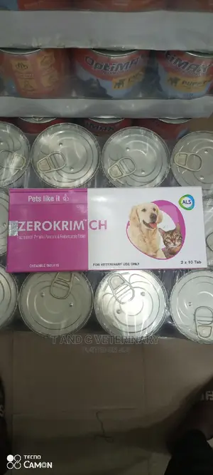 Zerochrim Dog Deworming Tablet 20tabs