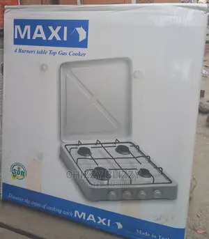 Maxi 4-Burner Manual Ignition Table Top Gas Cooker