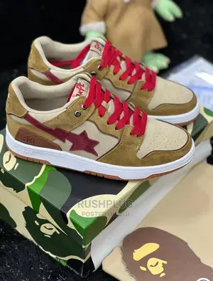 Bathing Ape Court Sta Mist ‘Wheat Red‘
