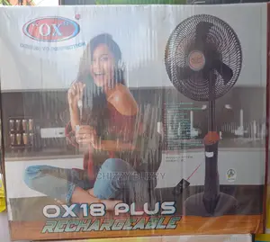 Ox 18 Plus Rechargeable Fan With Plastic Blade