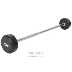 Fixed Olympic Rubber Barbell 20kg